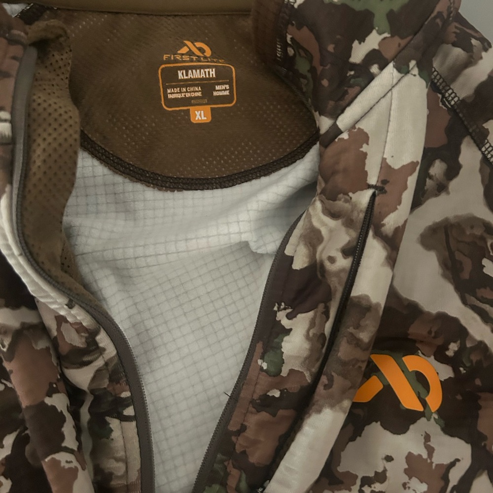 First Lite fusion Klamath Camo Jacket - Brown, Green, Tan